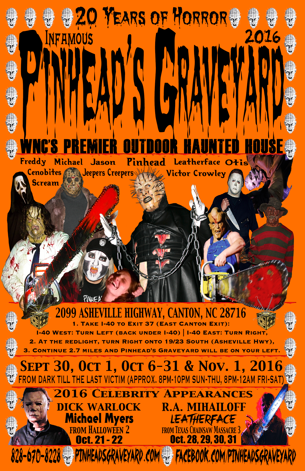 2016 Pinhead's Graveyard Flyer