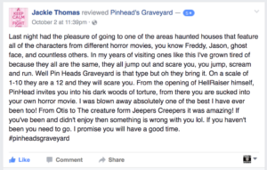 2016 Pinhead's Graveyard Review