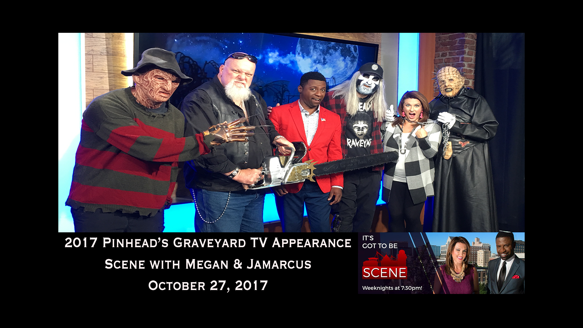 Pinhead's Graveyard on WSPA Scene on 7 with Jamarcus Gaston & Megan Heidlberg